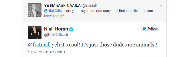 Niall Horan Attack Tweet 2